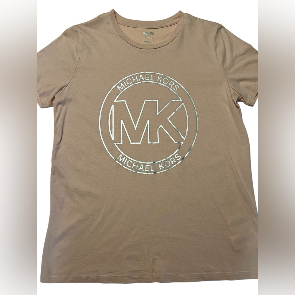 Michael Kors Tan Logo T-Shirt